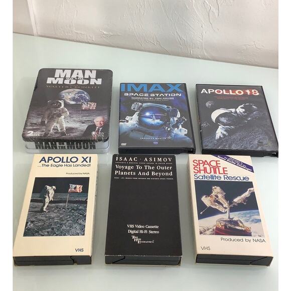 NASA DVD and VHS bundle Sealed and EUC - Picture 1 of 12